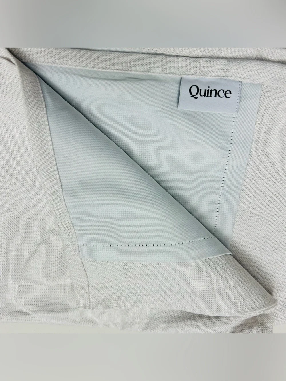 NewQUINCE 2 48x108 Heavyweight European Linen Room Darkening Curtains Cloud 9216